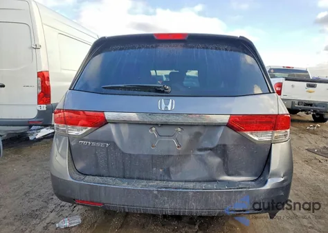 2016 Honda Odyssey Exl z USA, uszkodzony, nr VIN 5FNRL5H61GB093529